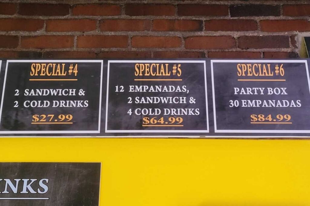 Specials #4-6 | The Original Empanada Factory